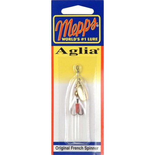 Mepps Aglia Inline Spinner #0 Gold Multi-Colored