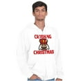thumbnail image 5 of Crushing Christmas Nutcracker Pun Unisex Plus Size Zip Hoodie Brisco Brands 5X, 5 of 6