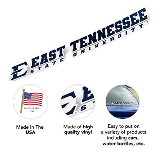 Sticker - 00007A East Tennessee State University ETSU Buccaneers NCAA Vinyl Decal Laptop Water Bottle Car Scrapbook 
