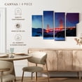 thumbnail image 4 of Elephant Stock Baker Beach And The Golden Gate Wall Art - Horizontal Multi Panel Canvas - Living Room Wall Decor - Architecture Multi Panel - Blue And Brown Decor - 30" x 18", 4 of 4