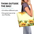 thumbnail image 5 of Defioc Sunflowers On A Yellow Backgroundfor Women's Tote Bag - Shopping Bag Casual Shoulder Bag Fashion Handbag Daily Bag Hobo Bags for Travel Work Shopping, 5 of 8