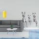 thumbnail image 2 of Jarrón de flores,Jarrón de flores para decoración del hogar,adorno de mesa de porcelana,Jarrón geométrico creativo para decoración de escritorio de oficina,Escultura de figura,Estatua, 2 of 8