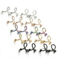 thumbnail image 4 of Xinyolin 5Pcs Stylish Lip Ring Anti-rust Stainless Steel Shiny - All Match Nose Ring for Club, 4 of 8