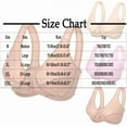 thumbnail image 3 of Loopsun Womens Bras Plus Size, Push up Bra for Women, Women's Solid Comfortable Breathable Everyday Underwear Wireless Sports Bra Beige, L, 3 of 3