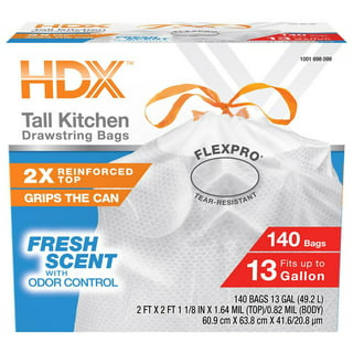 HDX 50 gal. Black Extra Large Trash Bags (100-Count)