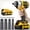 Yellow wrench + Battery *1 + Accessories, variant on DGB Cordless Impact Wrench, High Torque Rechargeable Power Tool for Automotive Tire Changes and Fastening Repairs