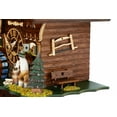 thumbnail image 3 of Trenkle Cuckoo Quartz Black Forest House with Moving Wood Chopper and Mill Wheel Wall Clock, 3 of 3