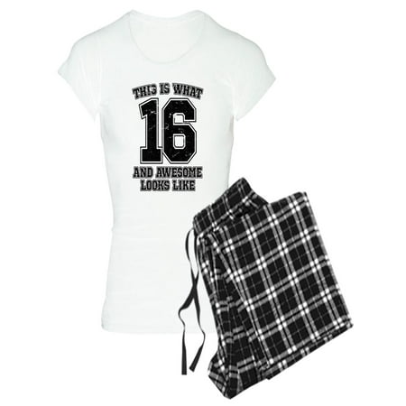 

CafePress - This Is What 16 And Awesome - Women s Light Pajamas