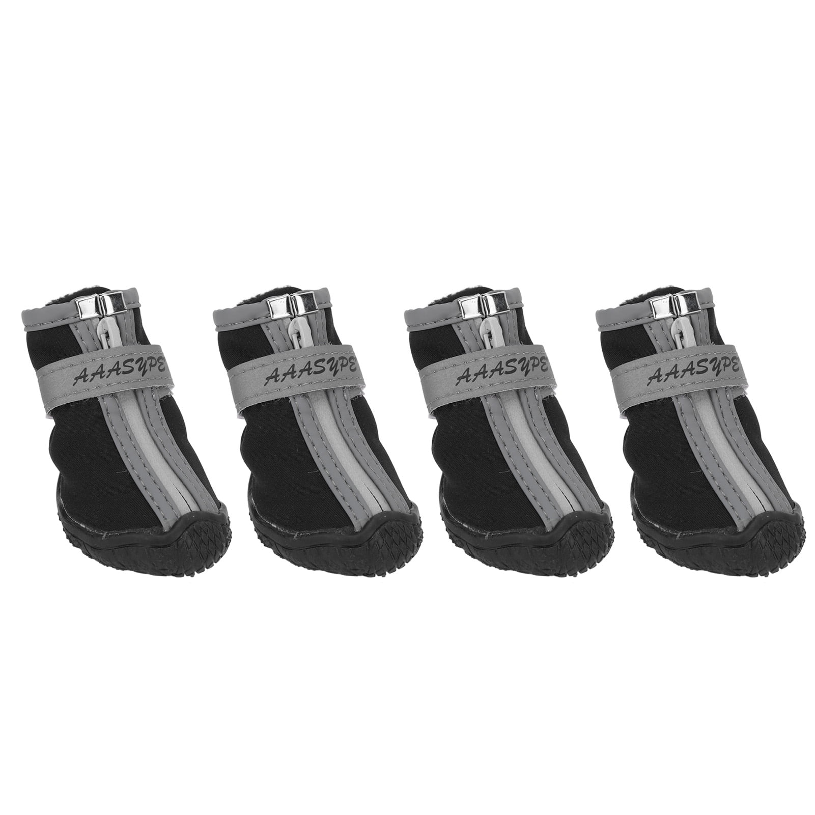 Waterproof Dog Shoes, Prevent Slip Reflective Dog Boot Black For Sports