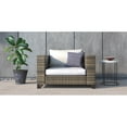 thumbnail image 2 of Tommy Hilfiger Oceanside Outdoor Arm Chair in Gray and Brown, 2 of 5