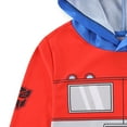 thumbnail image 5 of Transformers Optimus Prime Long Sleeve Hooded Shirt (Boys), Sizes 4-20, 5 of 7