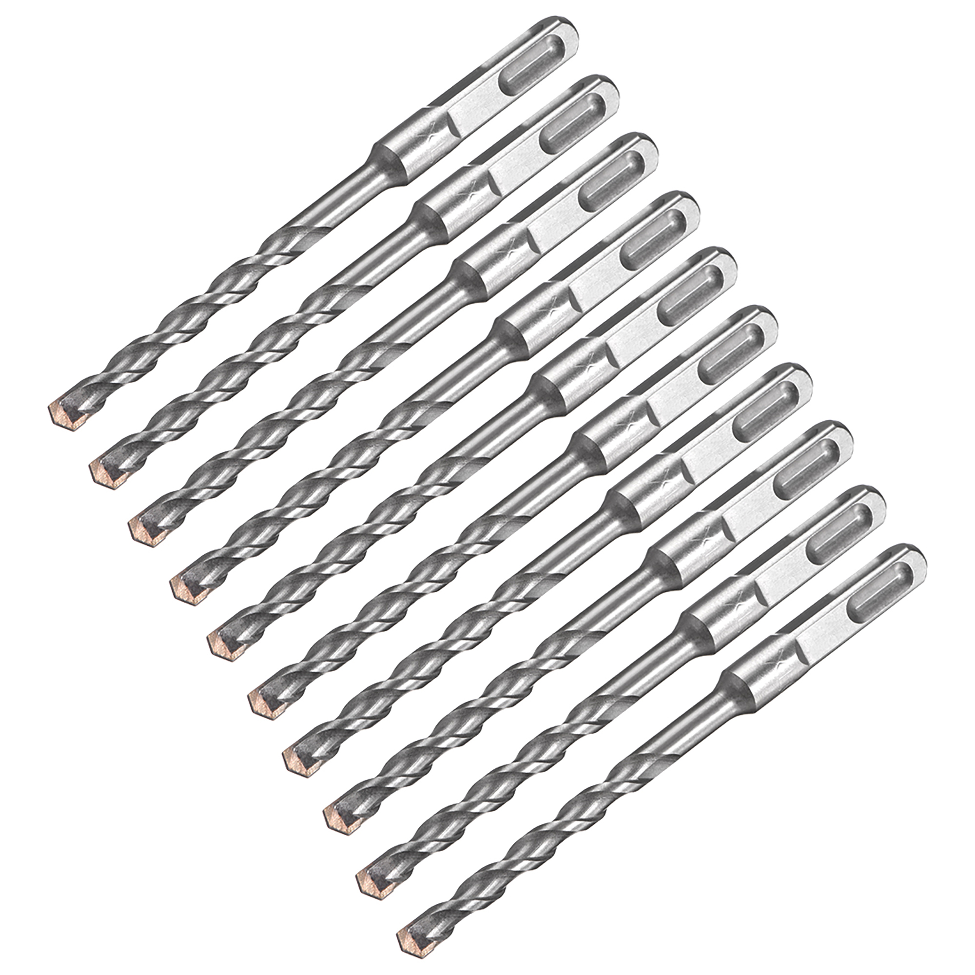 Hollow Square Shank Drill Bit 8mm Bit 67mm Depth 10pcs