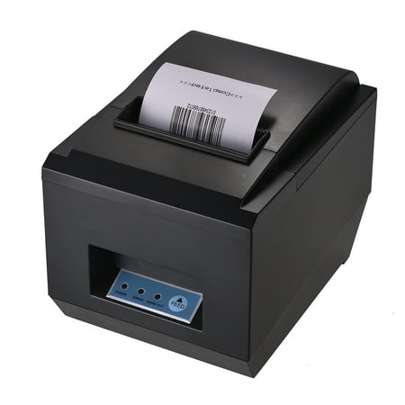 80mm Portable Thermal Receipt Printer USB Port High Speed Printing Compatible with ESC/POS Print Commands Auto Cutter for Supermarket Store Shop Home (Best Store To Shop For School Supplies)