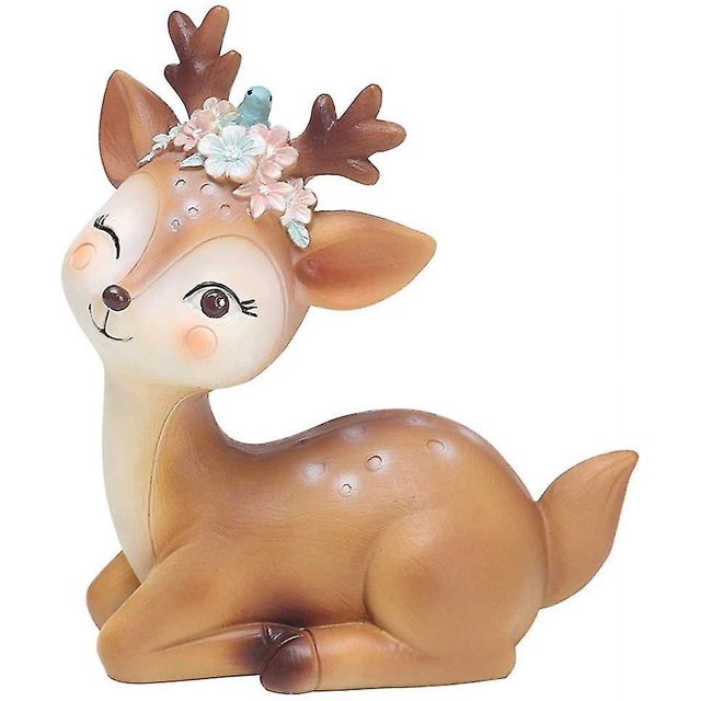 Figura de reno, alce, ciervo, figura de animal navideño, figura decorativa, figura navideña