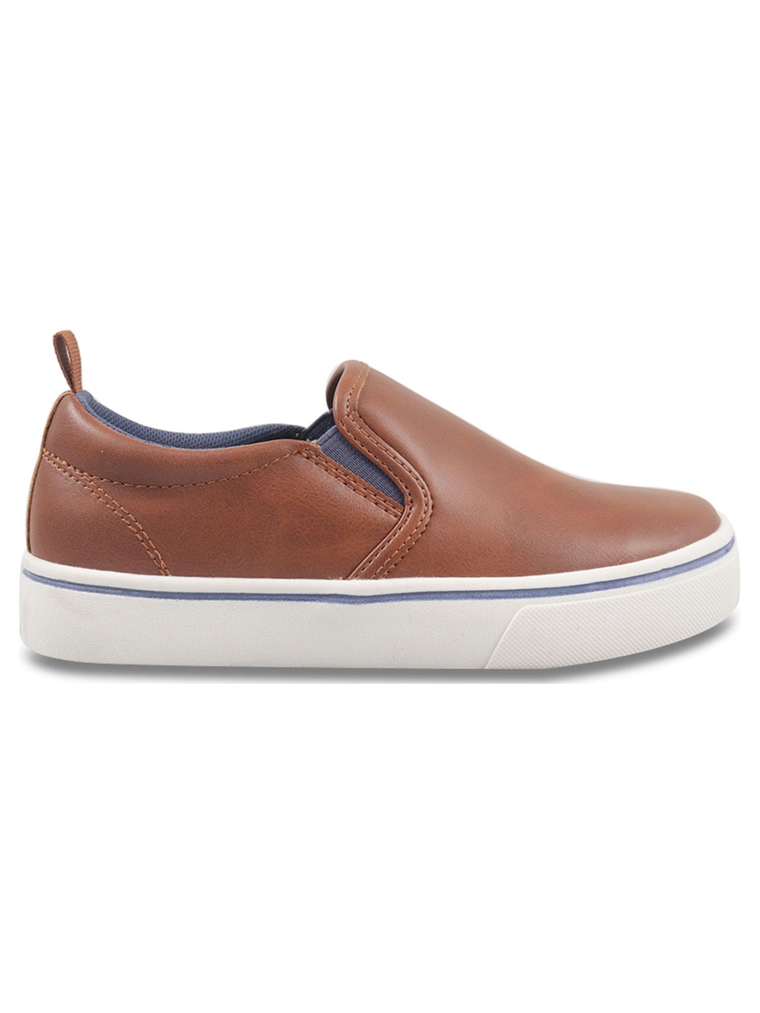Wonder Nation Big Boys Faux Leather Slip-On