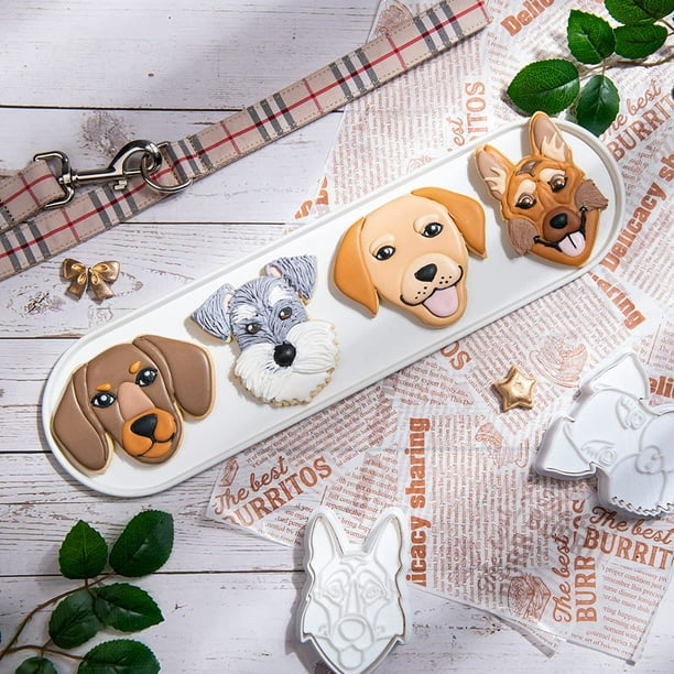 Corgi Puppy Biscuits Molds Cookie Cutter 3D Cartoon Baking Mold Christmas