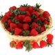 thumbnail image 3 of 30 Uds. De fresas rojas artificiales, fresas de plástico falsas, decoración navideña de frutas TUNC Sencillez, 3 of 5