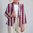 thumbnail image 2 of Girls' Independence Day Printed Suit Jacket, 2 of 5
