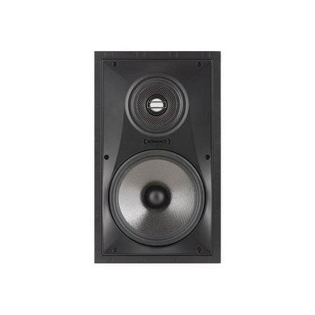 Sonance - VP88 RECTANGLE - Visual Performance 8" 3-Way In-Wall Speakers (Pair) - Paintable White