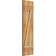 thumbnail image 2 of 10 3/4"W X 39"H Timbercraft Two 5 3/8" Boards Joined Board-N-Batten Shutters W/Z-Bar, Rough Sawn Western Red Cedar (Per Pair), 2 of 13