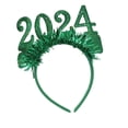 thumbnail image 3 of Diadema de Feliz Año Nuevo 2024 jinwen Glitter Garland Accesorios para el cabello, 3 of 7