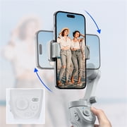 Smartphone Gimbal Stabilizer with Face Tracking & AI Follow Tech - 3-Axis Handheld Stabilizer for Vlogging Sports, Includes Lightweight Tripod for Smooth Cinematic Shots (183 chars)