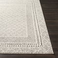 thumbnail image 6 of Livabliss Area Rugs for Living Room, 7ft Round Bahar Global Gray Round Rug, Bedroom Dining Room Home Decor Stain Resistant Carpet (6'7" x 6'7"), 6 of 8