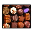 thumbnail image 2 of CADecor Chocolate Blanket Fleece Throw Blanket for Sofa or Bed 58x80 inches, 2 of 3
