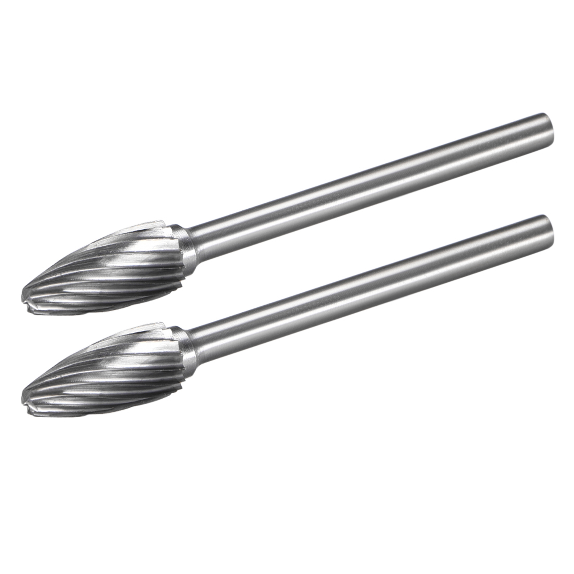 Carbide Burrs Single Cut Rotary Burrs File F Type Cutting Burrs with 1/