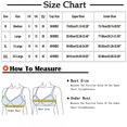 thumbnail image 2 of Hxshgdsn Hxshgdsn Wavy Seamless Bras For Women Wire Free Brassieres Comfortable Plus Size Push Up Bralette Padded No Underwire Sports Bras,Pink,40B, 2 of 2