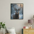 thumbnail image 4 of Paint by Numbers Kit for Adults, Snowy Deer Winter Scene Paint by Numbers, Easy Paint by Numbers Kit for Adults Beginner, DIY Adult Paint by Number Kits on Canvas, Home Decor, 4 of 7