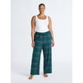 thumbnail image 2 of Joyspun Women's Flannel Sleep Pants, 30'' Inseam, Sizes XS-3X, 2 of 6