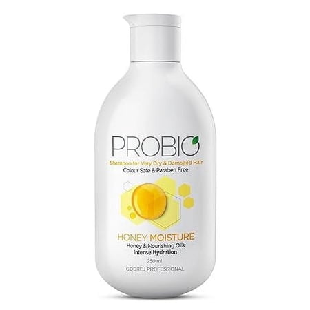 Godrej Professional Probio Honey Moisture Shampoo For Dry & Damaged Hair (250ml)