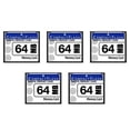thumbnail image 1 of 5X 64MB Compact Flash Memory Card for Camera, Advertising Machine, Industrial Computer Card,5 x Compact Flash Card,White&blue, 1 of 3