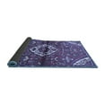 thumbnail image 2 of Ahgly Company Indoor Rectangle Medallion Blue Traditional Area Rugs, 6' x 9', 2 of 4