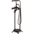 thumbnail image 2 of Vanity Art Single Handle Floor Mounted Freestanding Tub Filler with Handshower, 2 of 4