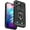 Black, variant on TECH CIRCLE Phone Case For iPhone 15,Sliding Camera Protector Silicone Plastic Composite Case Shockproof Drop Proof Rugged Kickstand Card Holder Cover for Apple iPhone 15 6.1" 2023,Navy