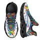 thumbnail image 1 of Zapatillas de deporte de malla transpirables con diseño de rompecabezas de concienciación sobre el autismo a la moda, zapatillas para correr para mujer, zapatos casuales con cordones, zapatillas, 1 of 6