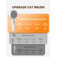 thumbnail image 5 of FeelNeedy 3 in 1 Cat Brush, Cat Steam Brush for Shedding & Grooming Tool, Self-Cleaning Slicker Brush for Indoor Cats, Pet Hair Removal Comb with Release Button for Long Short Haired Cats Dogs, 5 of 11
