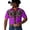 L174-Dark Purple, variant on xfsWaSs Western Cowboy Shirts For Men Casual Button Down Short Sleeve Shirt Floral Embroidered Festival Shirts Holiday Celebration Retro Party Tops