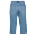 thumbnail image 2 of Gloria Vanderbilt Swan Series Women's Wide Leg Crop Jean with Drawstring, 25" Inseam, Sizes 6-18, 2 of 5