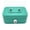 Green, variant on Small Cash Box with Key Lock, Portable Metal Money Organizer, Secure Petty Cash Storage for Business