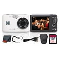 thumbnail image 1 of Kodak PIXPRO FZ45 Digital Camera (White) (FZ45WH) + 128GB Card + Camera Case + Cleaning Cloth, 1 of 6