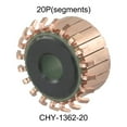 thumbnail image 4 of Fule Car Commutator Motor Commutator 1PC 20P Teeth 8x30x17.5（17.5）Mm Copper Hook Type Copper Tone/Black Replacement, 4 of 9