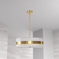 thumbnail image 3 of Dainolite WIL-224P-AGB-WH White Pendant, 3 of 3