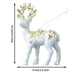thumbnail image 2 of Isvgxsz Clearance Reindeer Ornaments for Christmas Tree Flocking Reindeer Hanging Figurine Ornament Decorative Deer Ornaments for Xmas Tree Home Decoration Party Supplies, 2 of 4