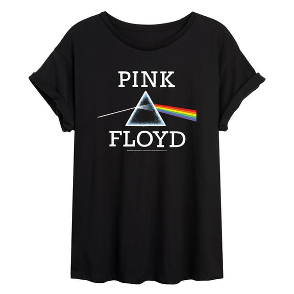 Pink Floyd - The Dark Side Of The Moon Hand Drawn - Juniors Ideal Flowy Muscle T-Shirt