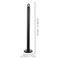 thumbnail image 2 of FUTUREORYY 1Pack Weight Plate Rack Black Steel for Athletes Gym Storage, 2 of 8