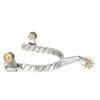 Kelly Silver Star Rope Design Spurs