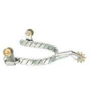 Kelly Silver Star Rope Design Spurs